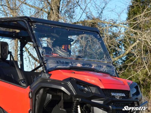 Honda Pioneer 1000 Scratch-Resistant Flip Windshield - Image 3