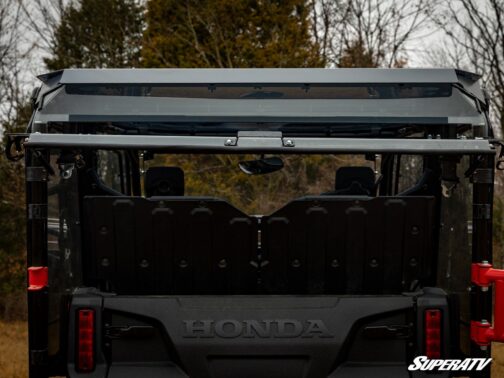 Honda Pioneer 1000-5 Rear Flip Windshield - Image 6