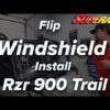 Polaris RZR Trail 900 Scratch-Resistant Flip Windshield - Image 9