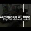 Can-Am Commander Scratch Resistant Flip Windshield - Image 9