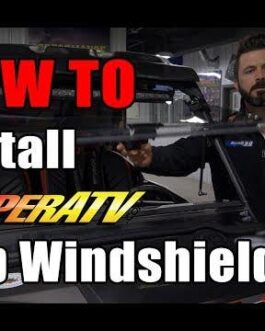 Polaris Ranger 800 Scratch Resistant Flip Windshield