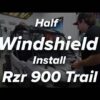 Polaris RZR Trail S 1000 Half Windshield - Image 9
