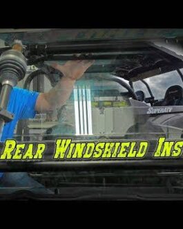 Polaris RZR XP Turbo Rear Windshield