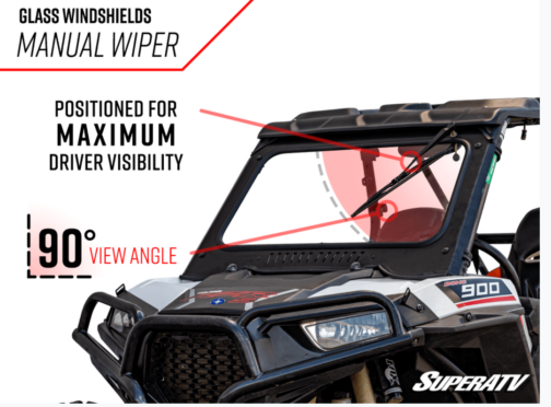 Polaris General Glass Windshield - Image 2
