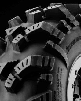 Intimidator Tires 34x10x15 on 15" Satin Black Hellfire Wheels 4/156 Pattern