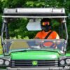 John Deere Gator Scratch Resistant Flip Windshield - Image 3