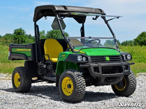 John Deere Gator Scratch Resistant Flip Windshield - Image 4