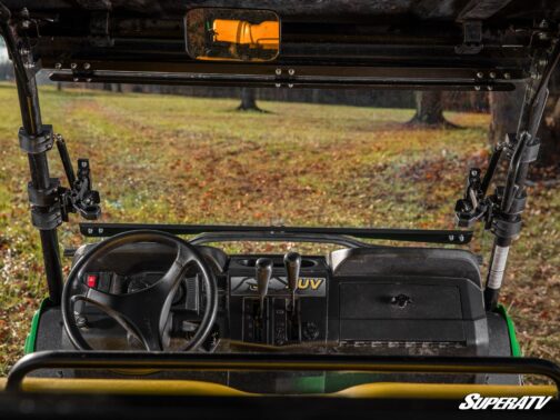 John Deere Gator XUV590 Scratch-Resistant Flip Windshield - Image 6