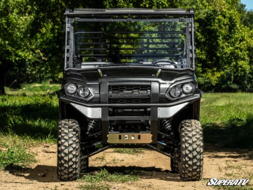 Kawasaki Mule Pro Scratch Resistant Flip Windshield - Image 4