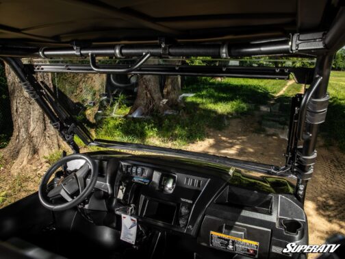 Kawasaki Mule Pro Scratch Resistant Flip Windshield - Image 11