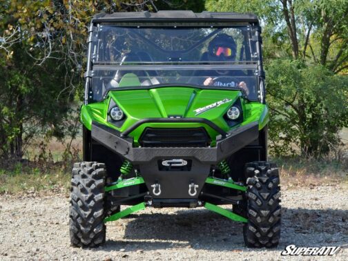 Kawasaki Teryx Scratch Resistant Flip Windshield - Image 3