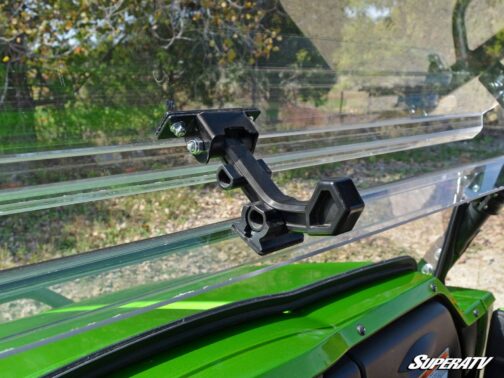 Kawasaki Teryx Scratch Resistant Flip Windshield - Image 4