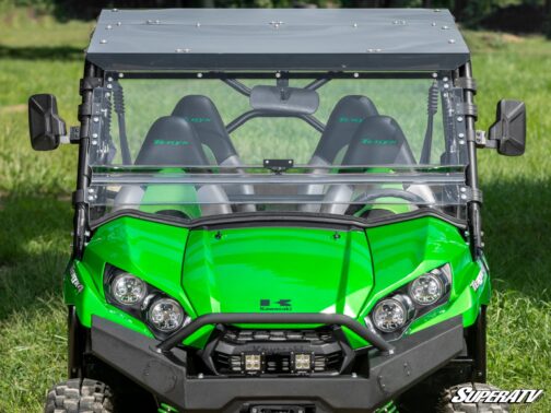 Kawasaki Teryx S Scratch-Resistant Flip Windshield - Image 5