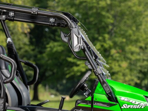 Kawasaki Teryx S Scratch-Resistant Flip Windshield - Image 8