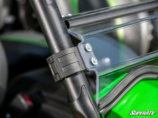 Kawasaki Teryx S Scratch-Resistant Flip Windshield - Image 9