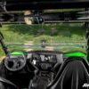 Kawasaki Teryx S Scratch-Resistant Flip Windshield - Image 11