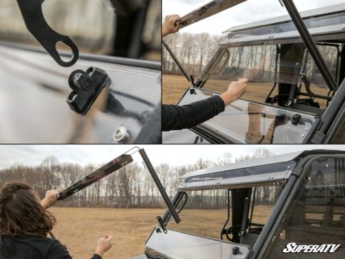 Kawasaki Mule Pro 3-in-1 Windshield - Image 11