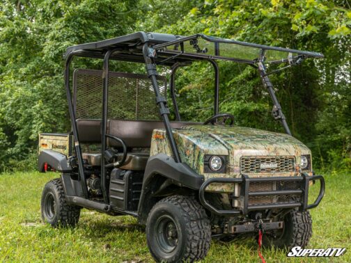 Kawasaki MULE 4000/4010 Scratch-Resistant Flip Windshield - Image 8