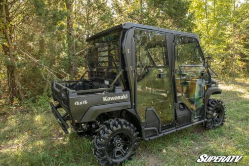 Kawasaki Mule Pro Scratch-Resistant Rear Windshield - Image 6