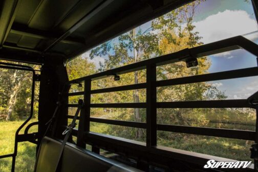 Kawasaki Mule Pro Scratch-Resistant Rear Windshield - Image 7