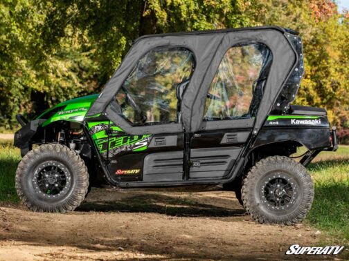 Kawasaki Teryx 4 Primal Soft Cab Enclosure Upper Doors - Image 4