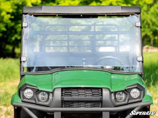 Kawasaki Mule PRO-MX Scratch-Resistant Full Windshield - Image 7