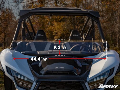 Kawasaki Teryx KRX 1000 Half Windshield - Image 3