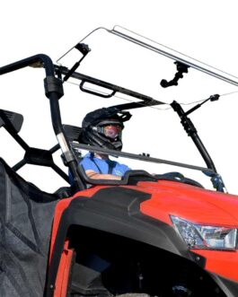 Kymco UXV 450 Scratch Resistant Flip Windshield