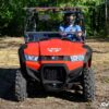 Kymco UXV 450 Scratch Resistant Flip Windshield - Image 2