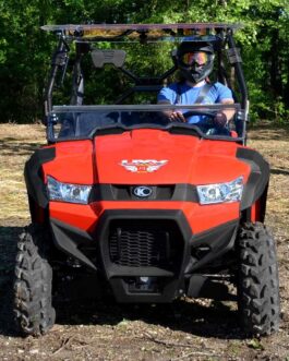 Kymco UXV 450 Scratch Resistant Flip Windshield