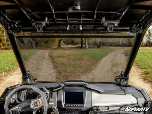 Polaris RZR Pro R Scratch-Resistant Full Windshield - Image 8