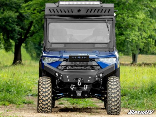 Polaris Ranger XP 1000 Flip Down Glass Windshield - Image 4