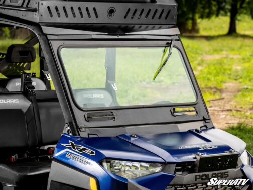 Polaris Ranger XP 1000 Flip Down Glass Windshield - Image 5
