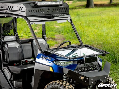 Polaris Ranger XP 1000 Flip Down Glass Windshield - Image 6