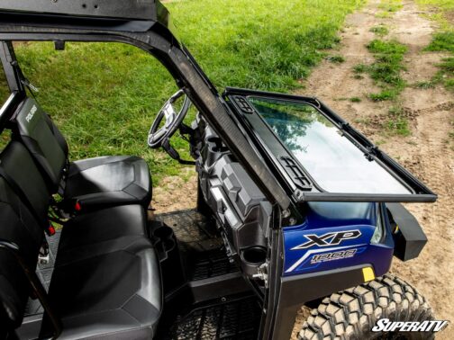 Polaris Ranger XP 1000 Flip Down Glass Windshield - Image 7