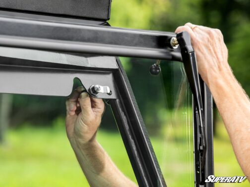 Polaris Ranger XP 1000 Flip Down Glass Windshield - Image 9