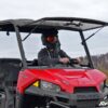 Polaris Ranger Midsize Scratch Resistant Flip Windshield - Image 2