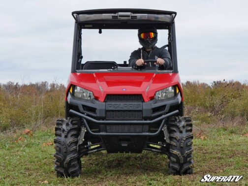Polaris Ranger Midsize Scratch Resistant Flip Windshield - Image 3