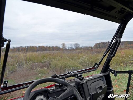 Polaris Ranger Midsize Scratch Resistant Flip Windshield - Image 5