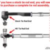 Polaris RZR XP 1000 Heavy-Duty Tie Rod End Replacement Kit - Image 5
