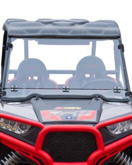 Polaris RZR XP Turbo Scratch Resistant Flip Down Windshield