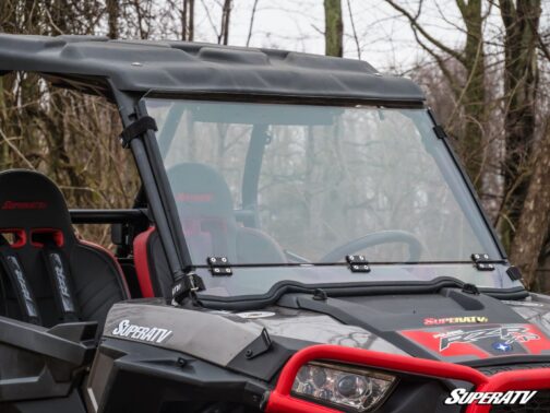 Polaris RZR XP Turbo Scratch Resistant Flip Down Windshield - Image 6