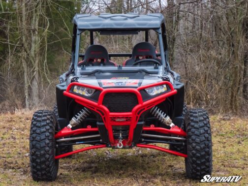 Polaris RZR XP Turbo Scratch Resistant Flip Down Windshield - Image 3
