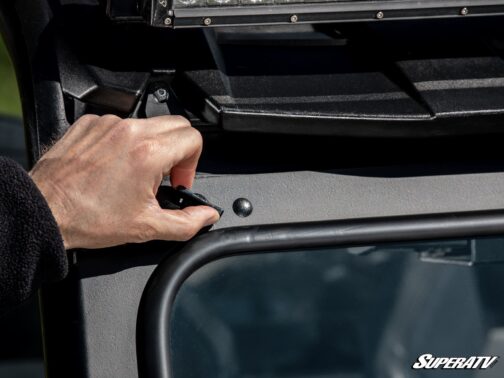 Polaris RZR 900 Flip Down Glass Windshield - Image 9