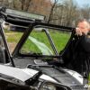 Polaris RZR 900 Flip Down Glass Windshield - Image 5