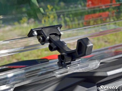 Polaris RZR 900 Scratch Resistant Flip Windshield - Image 2