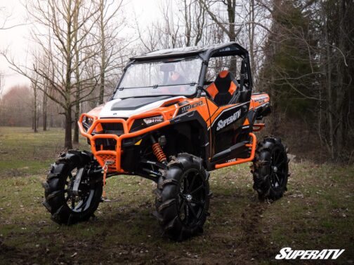 Polaris General XP 1000 Scratch Resistant Flip Down Windshield - Image 3