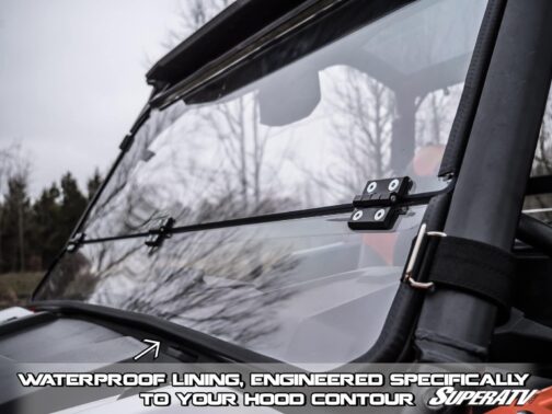 Polaris General XP 1000 Scratch Resistant Flip Down Windshield - Image 4