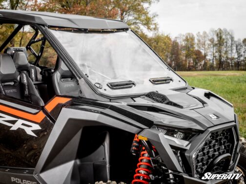 Polaris RZR PRO XP Scratch Resistant Vented Full Windshield - Image 4