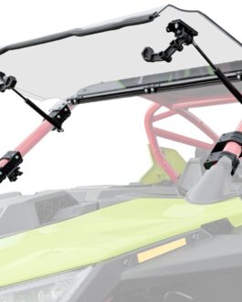 Polaris RZR Turbo R Scratch-Resistant Flip Windshield